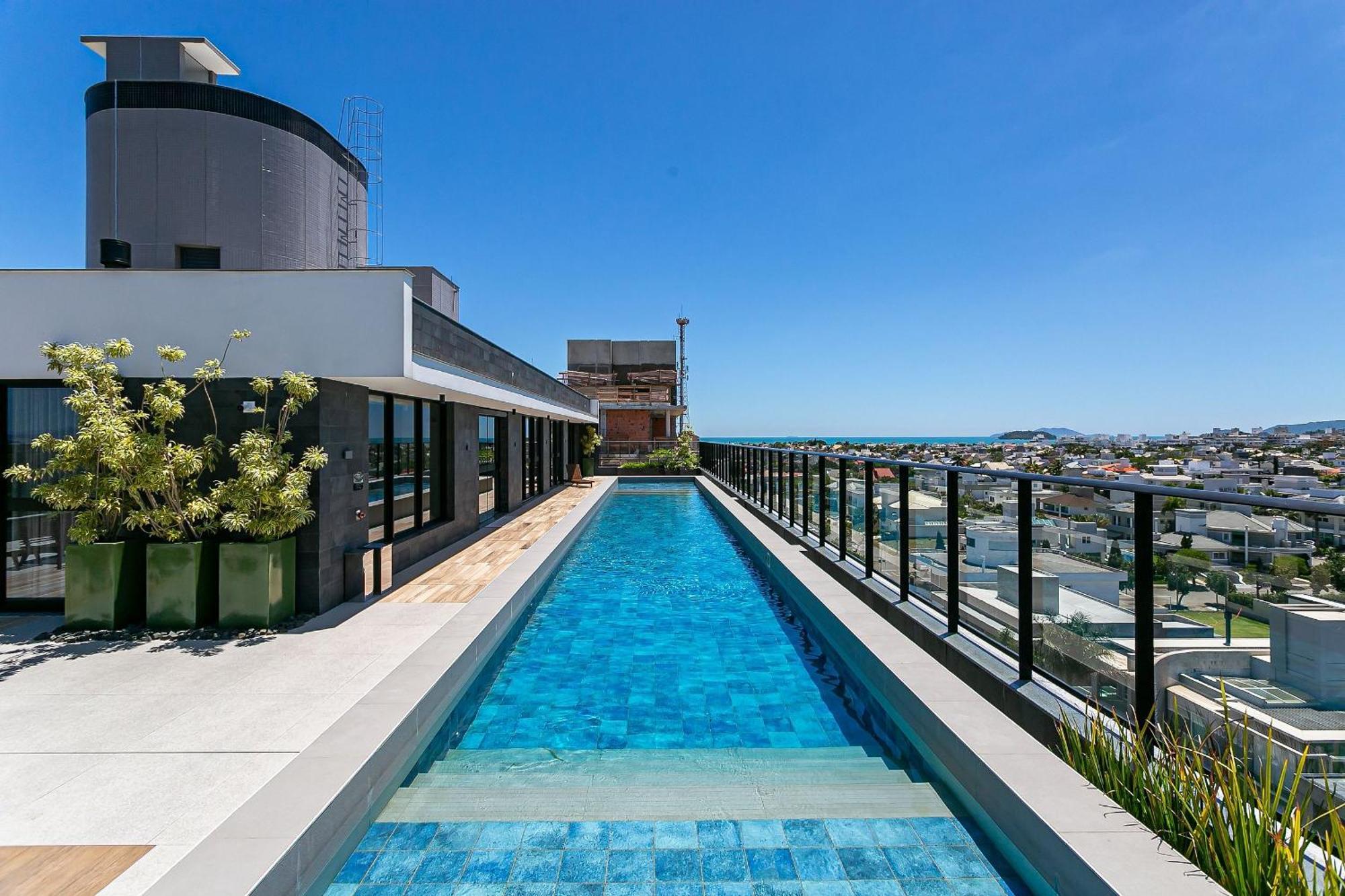 Wi-Fi 300Mb | Rooftop Com Piscina Em Jurere #Ja15 Florianópolis Exteriér fotografie