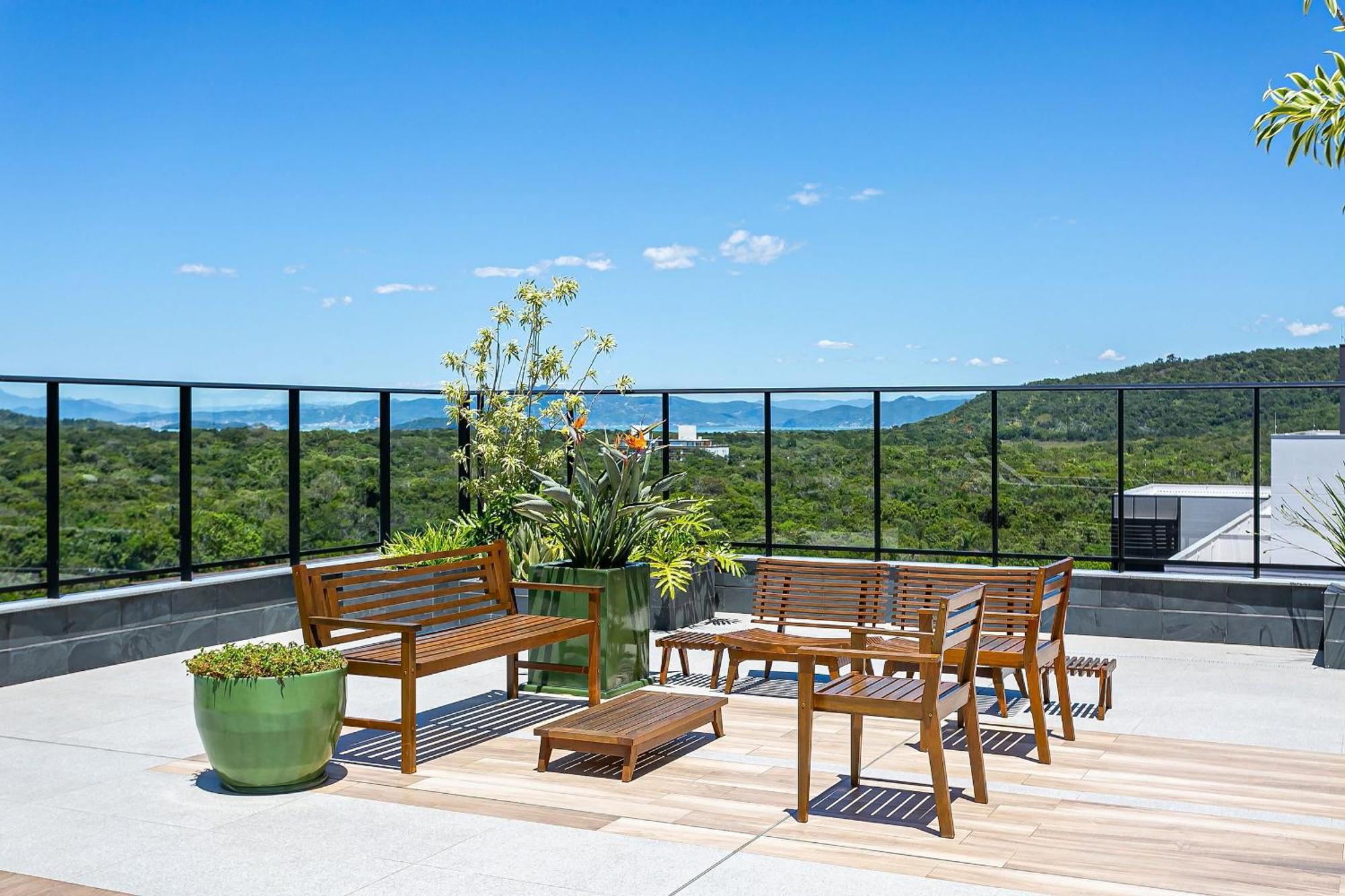 Wi-Fi 300Mb | Rooftop Com Piscina Em Jurere #Ja15 Florianópolis Exteriér fotografie